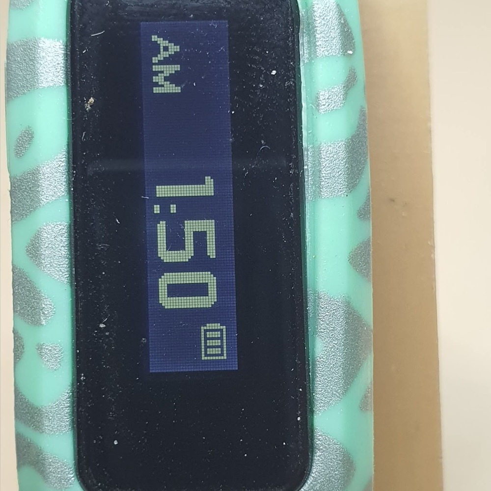 🦋10/$20🦋 Justice Silver/Turquoise Digital Girl's Fitness Tracker Watch